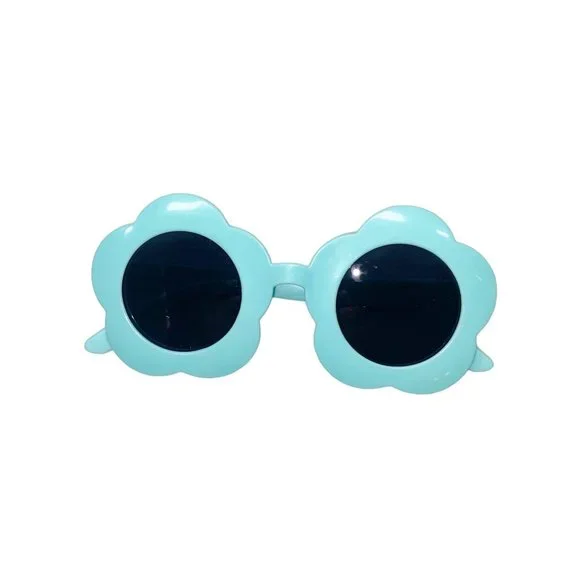 Blue Flower Power Sunglasses - Picture 10 of 11